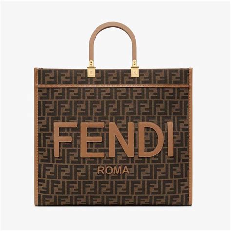 fendi white and brown bag|dark brown fendi fabric.